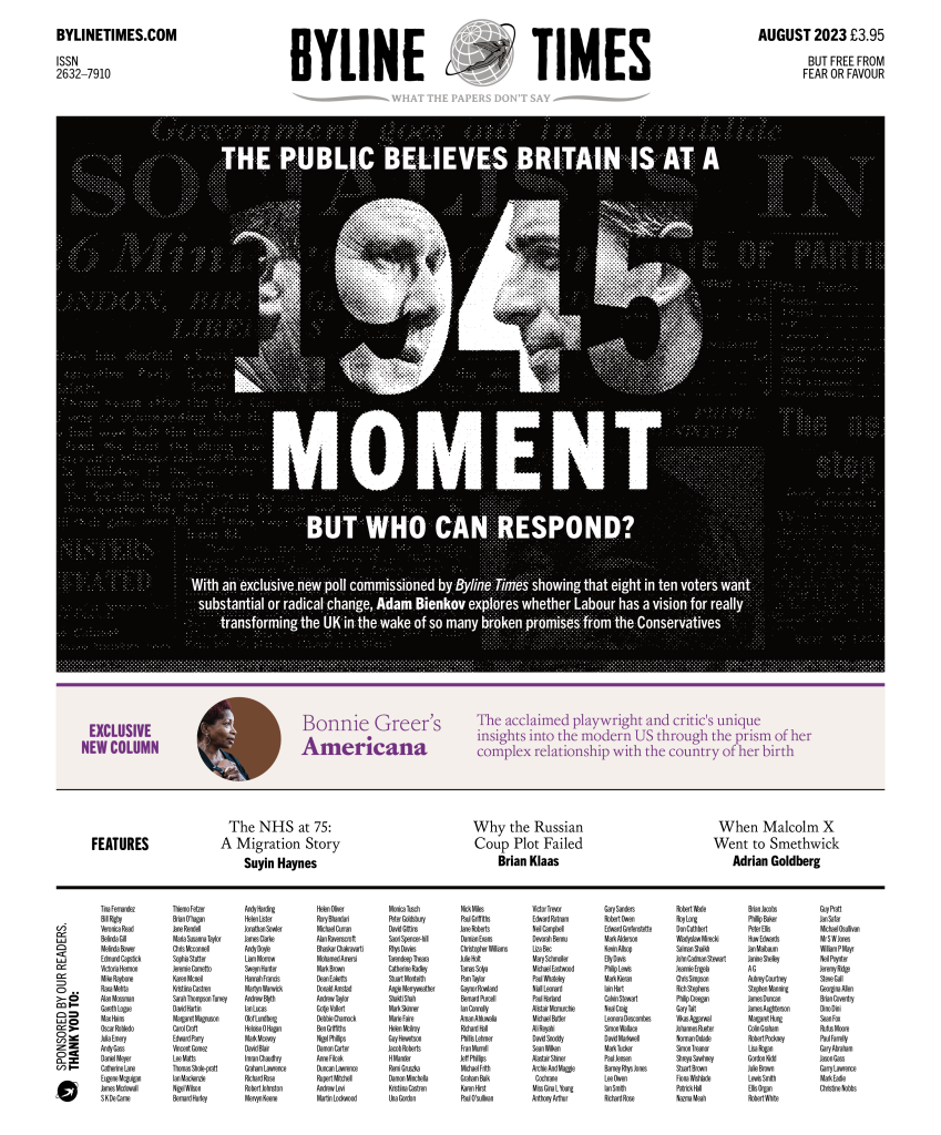 August 2023 Byline Times PDF