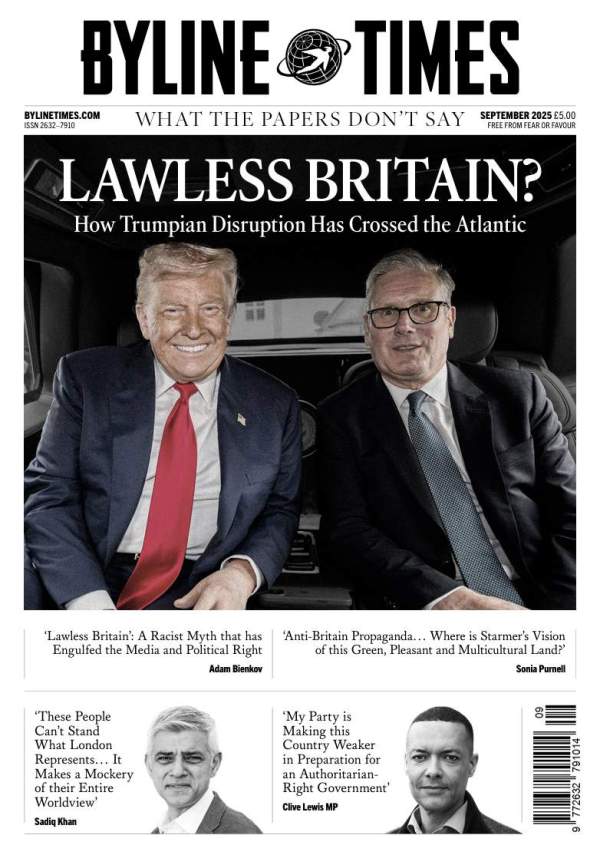 September 2025 Byline Times PDF